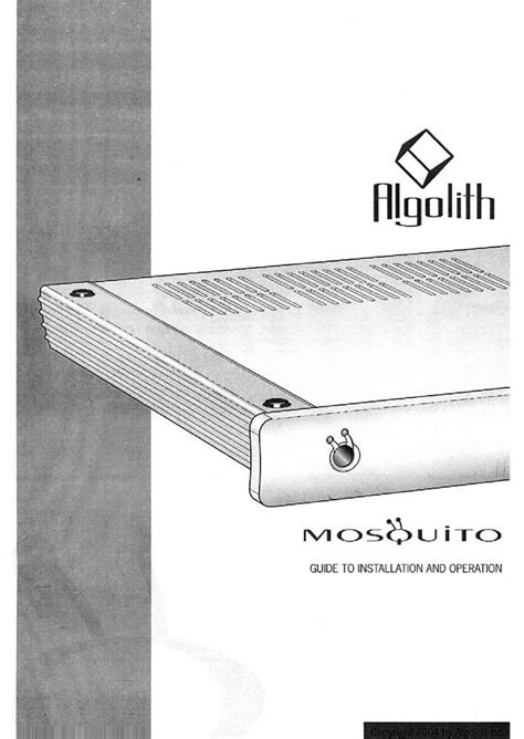Algolith Manual pdf